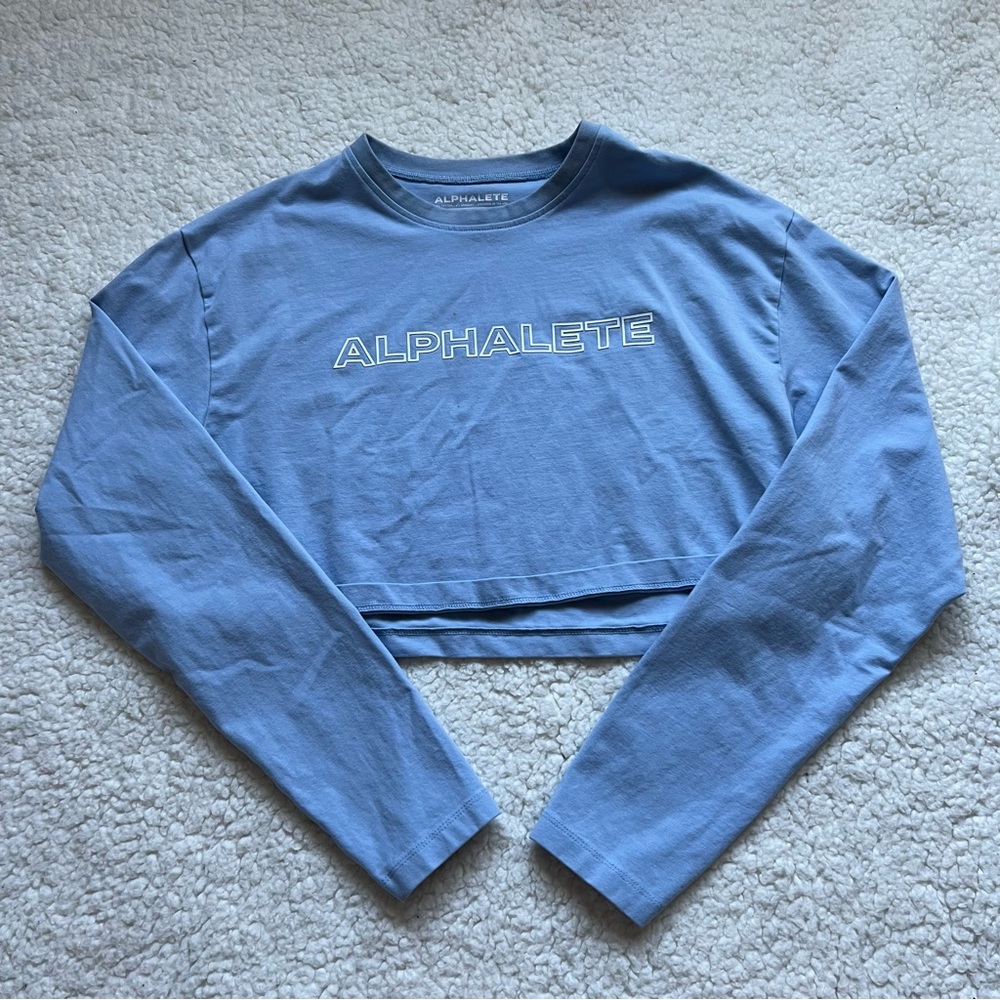Alphalete long sleeve crop
